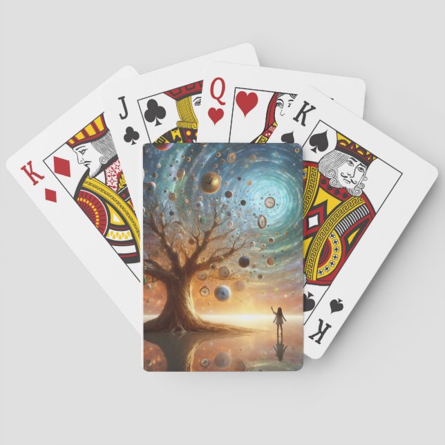 Timekeepers' Grove Paper cup Poker Cards (Back)