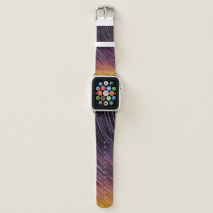 Timelapse photo of starry sky apple watch band