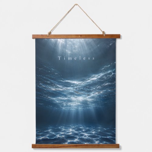 Timeless - Aesthetic of Deep Waters Hanging Tapestry