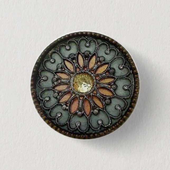 "Timeless Allure: Vintage Button Collection" (Front)