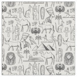 Timeless Ancient Egyptian Icons Fabric Design