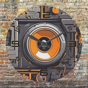 Timeless Beats Wall Clock – Vintage Music Vibes
