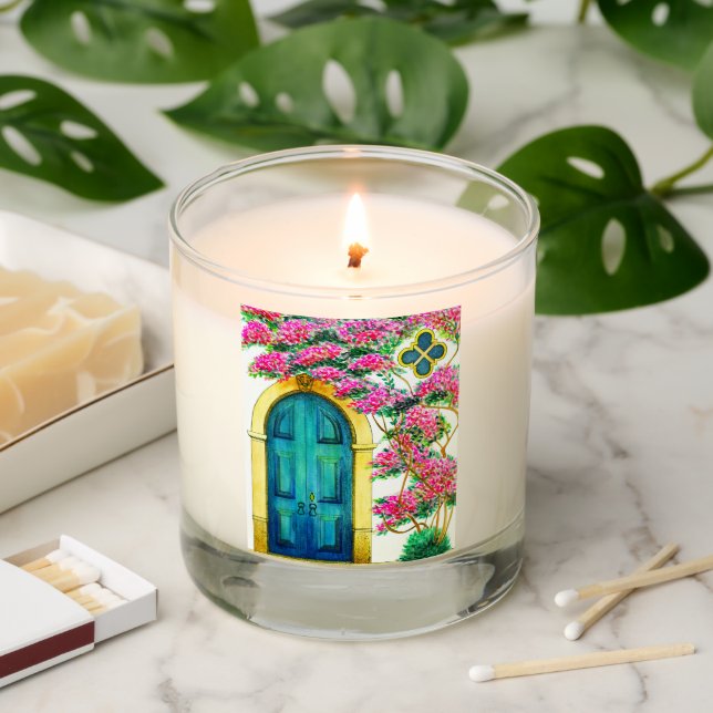 Timeless Beauty Ancient Doorway Mother's Day Poem Scented Candle (Lit)