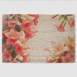 Timeless Beauty: Flowers in Full Bloom 🌸✨ Fiber Doormat