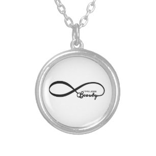 Timeless Beauty Infinite Silver Plated Necklace