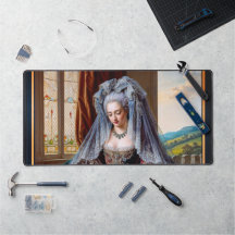 Timeless Beauty Of A Majestic Lady Wearing A Veil