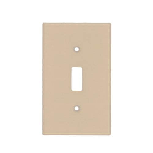 Timeless Beige Solid Color Background SW 0036 Light Switch Cover