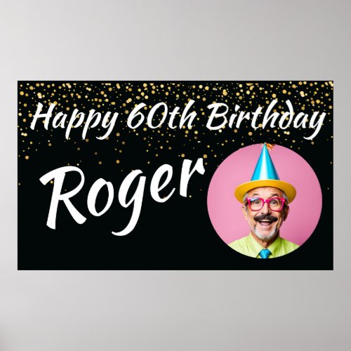 Timeless BIRTHDAY PARTY Banner  Poster