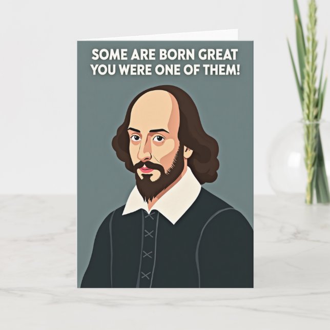 Timeless Birthday Portrait Card (Front)