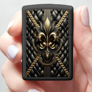 Timeless Black Leather Collector’s Zippo Lighter