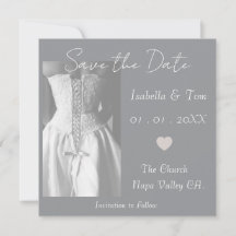 Timeless Black & White Elegant Minimalist Wedding
