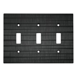 Timeless Black Wood Texture Switch Cover