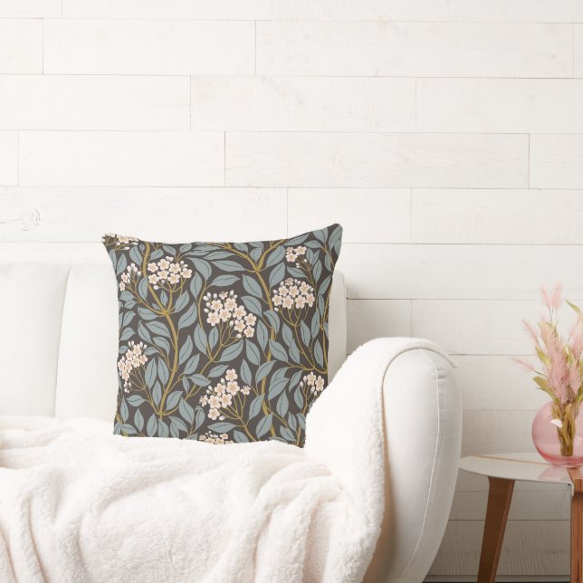Timeless Bloom Throw Pillow (Couch)