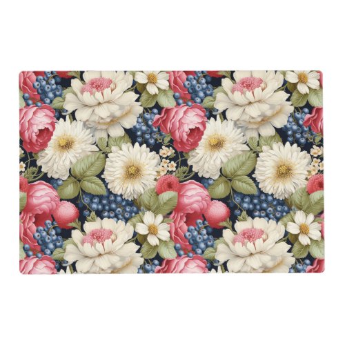 Timeless Blooms and Berries Placemat