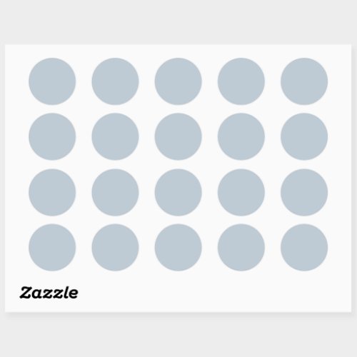 Timeless _ Blue Mist Classic Round Sticker