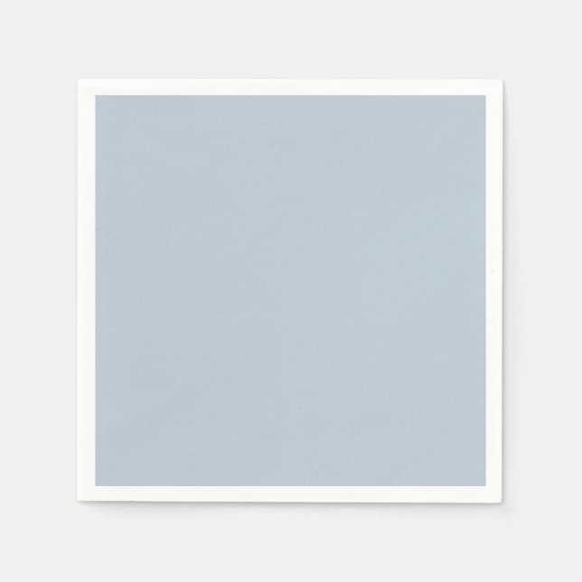 Timeless - Blue Mist Paper Napkins (Front)
