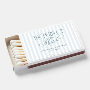 Timeless Blue Stripes The Perfect Match Favor