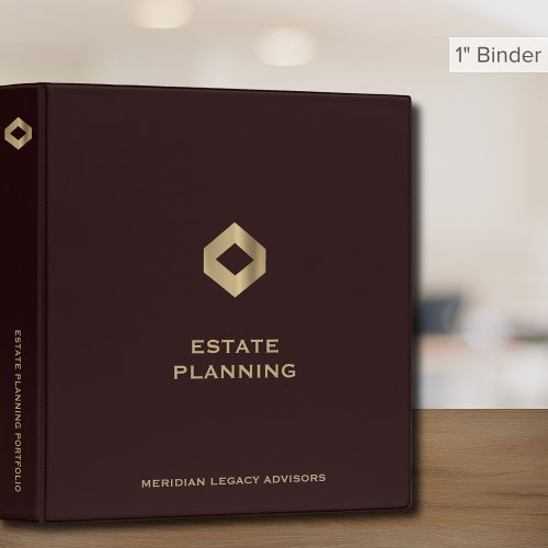 Timeless Branded Estate Planning Portfolio 3 Ring Binder