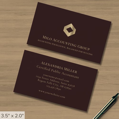 Timeless Business Cards for Accountants