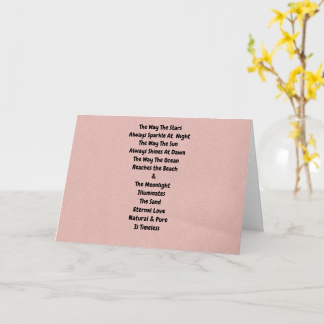 Timeless Card (Yellow Flower)