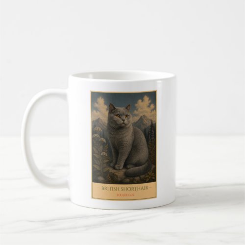 Timeless Charm: British Shorthair Coffee Mug