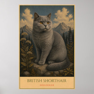 Timeless Charm: British Shorthair Poster