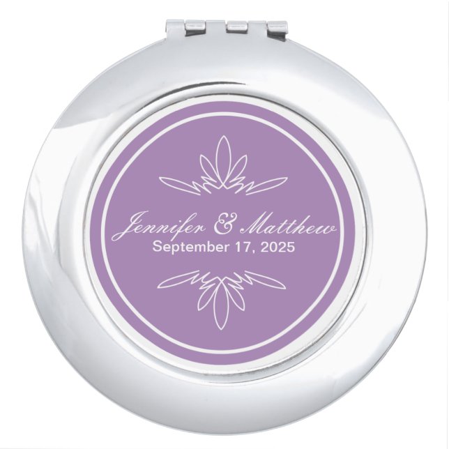Timeless Charm Compact Mirror - Orchid (Front)
