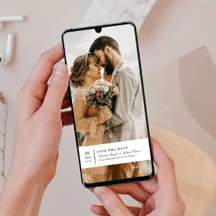 Timeless Charm Save the Date