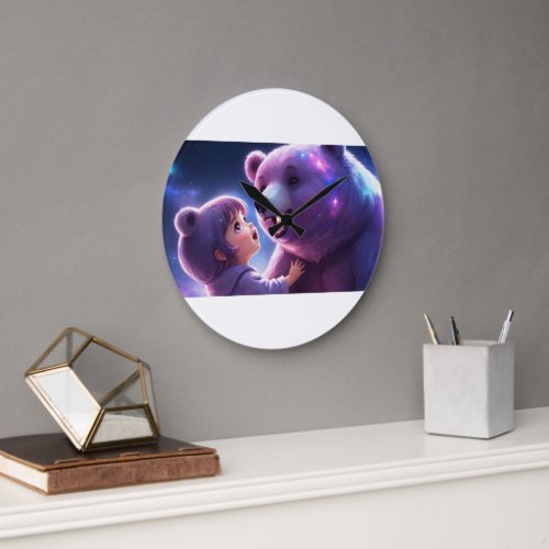 Timeless Charm Transform Your Nursery with Our W Large Clock