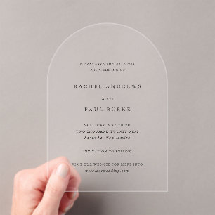 Timeless Classic Formal Wedding Save the Date
