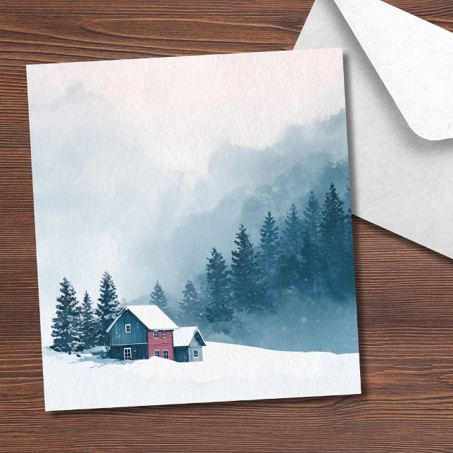 Timeless Cold Mountain Pines Winter Wedding  Envelope Liner (Creator Uploaded)