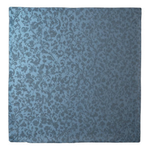 Timeless Cozy Victorian Blue Floral Bedding Duvet Cover