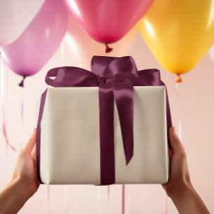 Timeless - Cream Tan Wrapping Paper