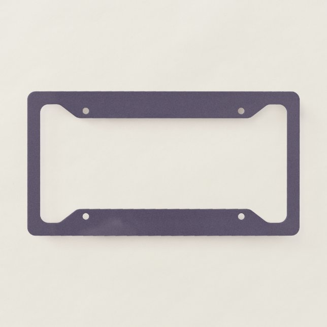Timeless - Dark Mystic Gray License Plate Frame (Front)