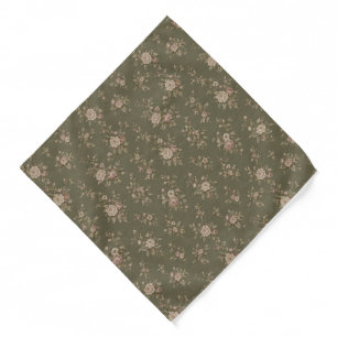 Timeless Dusty Olive Estate Botanical Bandana