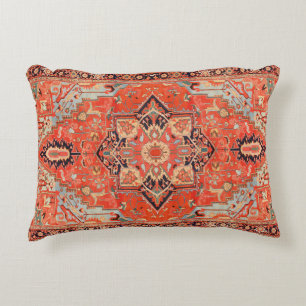 Timeless Echoes: Heritage Boho Oriental Moroccan Accent Pillow