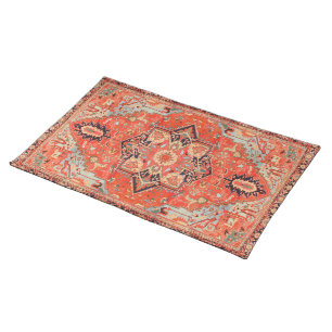 Timeless Echoes: Heritage Boho Oriental Moroccan Cloth Placemat