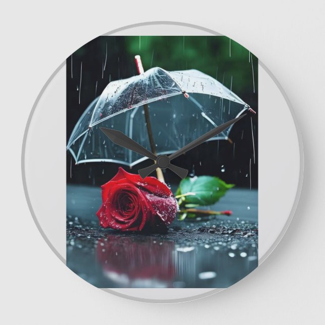 "Timeless Elegance: A Wall Clock That Complements  (Front)