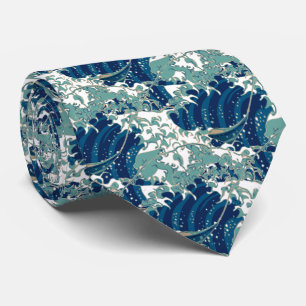 Timeless Elegance: Japanese Wave Vintage Neck Tie