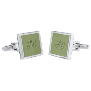 Timeless Elegance Personalized Initials Cuff Links