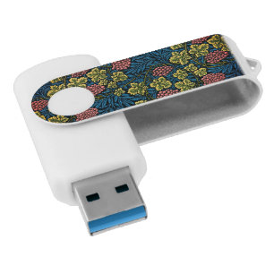 Timeless Elegance - Vine Pattern by William Morris Flash Drive