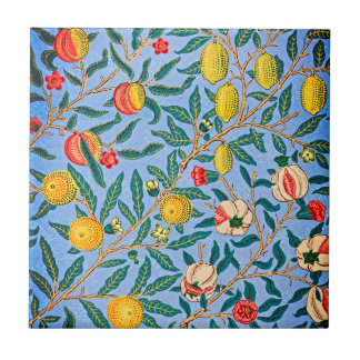 Timeless Elegance: William Morris's Four Fruits Ceramic Tile