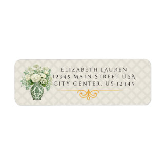 Timeless & Elegant Garden Party Label