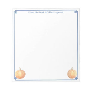 Timeless Fall Orange Pumpkin A Note From