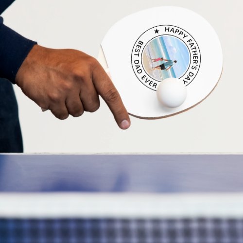 Timeless Fathers Day Classic Design Ping Pong Paddle