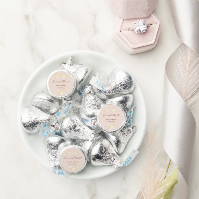 Timeless Floral Rustic Wedding  Hershey®'s Kisses® (Wedding)