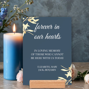 Timeless Floral Symphony Forever in our hearts Holder