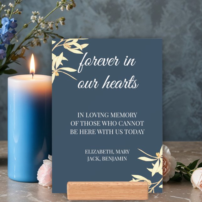 Timeless Floral Symphony Forever in our hearts Holder (Creator Uploaded)