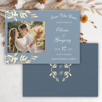 Timeless Floral Symphony in Blue