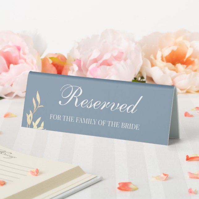 Timeless Floral Symphony Reserved for the family  Table Tent (In SItu (Wedding))